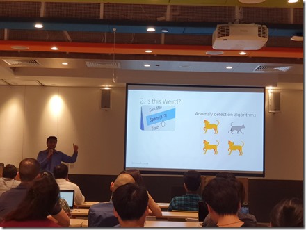 Machine Learning Workshop at Microsoft Singapore